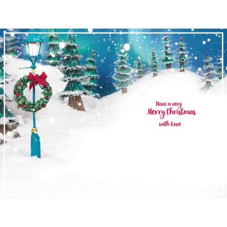 3D Holographic Wonderful Friend Me to You Bear Christmas Card Extra Image 1